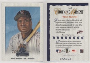2002 Donruss Diamond Kings Sample Silver Tony Gwynn #145 HOF