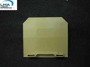 10x WEIDMULLER AP35-TW16 TERMINAL BLOCK END PLATE *** NEW - Picture 1 of 2