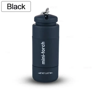 USB Rechargeable LED Multifunctional Strong Light Pocket Keychain Flashlight Wat - Picture 1 of 12