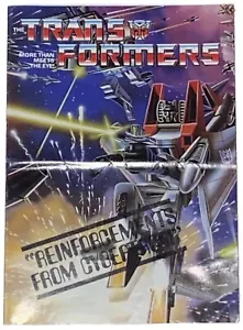 Transformers Reinforcements From Cybertron G1 Mail In Booklet Insert Powerdasher - Picture 1 of 9
