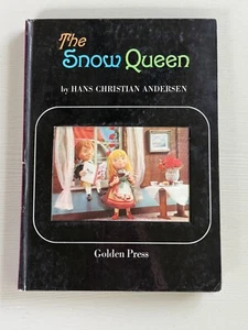 Vintage The Snow Queen Golden Press Book Lenticular Cover 3D 1966 Andersen - Bild 1 von 9