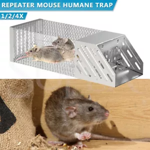 Mouse Trap Reusable Continuous Humane Rat Cage Live Animal Catch Pest Rodent AU - Picture 1 of 11