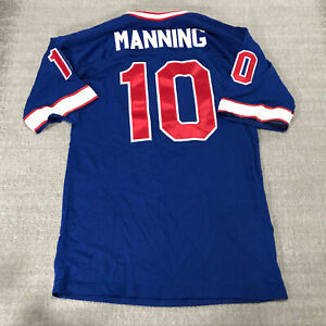 Eli Manning #10 NY Giants Authentic Russell NFL Jersey Men's 44 Made USA Vintage