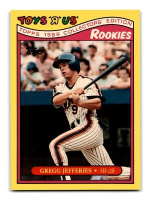 Gregg Jefferies 1989 Topps Toys "R" Us Rookies #15 New York Mets NM-MINT - Image 1 of 2