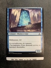 Mtg Misprint Error Oddity Miscut French Hover Barrier Sheet Edge With Text