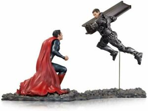 Man Of Steel Superman vs General Zod 1:12 Scale Statue NIB Sideshow DC Comics 