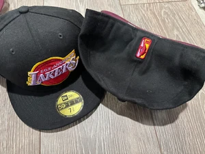 New Era 59Fifty Los Angeles Lakers LA Hat Size 7 3/8 RARE NEW!! - Picture 1 of 1