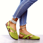 Ladies Comfy Sandals Flat Slingback Comfy Shoes Ladies Orthopedic Closed Toe