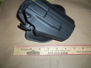 Safariland Auto Pistol Belt Clip Holster Black Paddle Combo Nice LOOK! - Picture 1 of 5