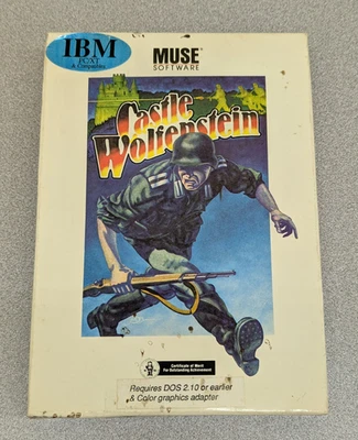 Castle Wolfenstein 1981 Muse Ibm II 5.25 Floppy Disc Vintage RARE - Image 1 of 3