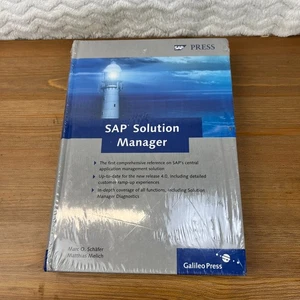 SAP Solution Manager By Marc O. Schäfer Matthias Melich - New Sealed - Imagen 1 de 6