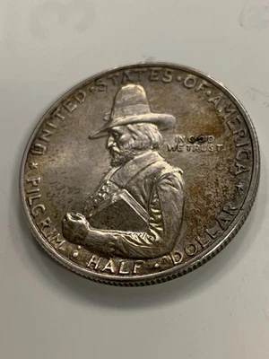 1920 US PILGRIM Commemorative Half Dollar Nice Details - Image 1 of 4