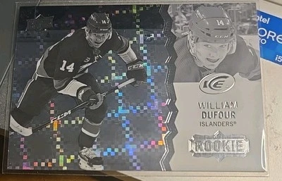 2023-24 Upper Deck Ice - Rookies William Dufour #112 Greyscale /99 (RC) - Image 1 of 4