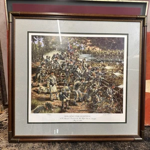 Rick Reeves Signed Print Framed - Holding The Position - AP Stewarts Division - Picture 1 of 8