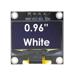 0.96" I2C IIC 128X64 LED OLED LCD Display Module Arduino White Color SSD1315 - Picture 1 of 5