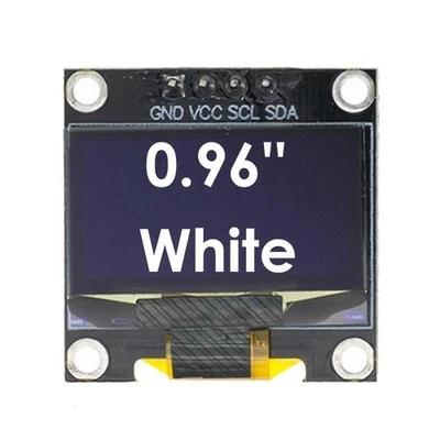 0.96" I2C IIC 128X64 LED OLED LCD Display Module Arduino White Color SSD1315 - Image 1 of 4