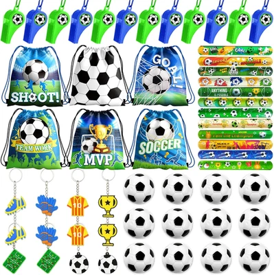 60 PIEZAS Favores de Fiesta de Fútbol, Bolsas de Artículos de Fútbol para Niños Incluye Dibujo de 13 X 11 Pulgadas Foto 1 de 4