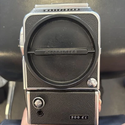 Hasselblad 500el/M Medium Format Camera Body Black Chrome - Image 1 of 4