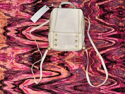 Новый Hammitt Лос-Анджелес охотник мини зефир белый змея рюкзак с Ярлыками - Изображение 1 из 4