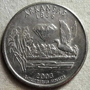 USA 2003 Arkansas State Quarter Dollar Commemorative coin - Picture 1 of 2