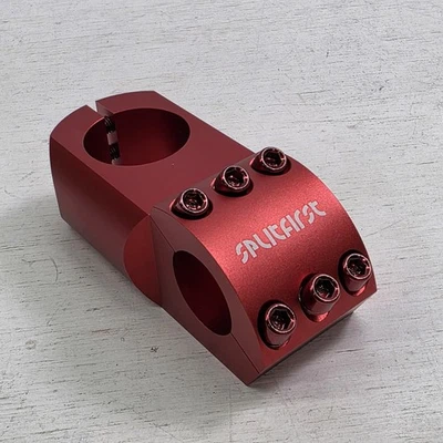 Splitfirst 50MM 7075 Aviation Alum BMX bicicleta downhill haste vermelha (28.6/22.2MM) - Imagem 1 de 4