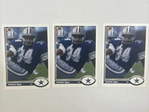 3 Dallas Cowboys Upper Deck Tommie Agee RB #257 Card Lot - Picture 1 of 2