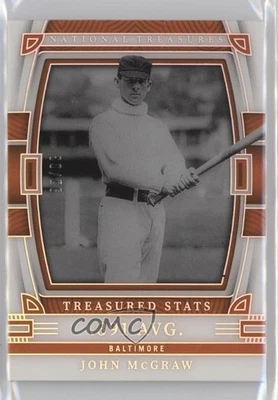 Panini National Treasures Treasured Stats 2023/99 John McGraw #TS-JM HOF Foto 1 de 2