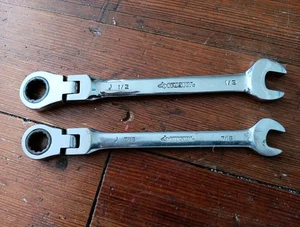 Husky Llave Trinquete Cabezal Flexible 1/2 pulgada, 7/16 pulgadas Lote - Imagen 1 de 3