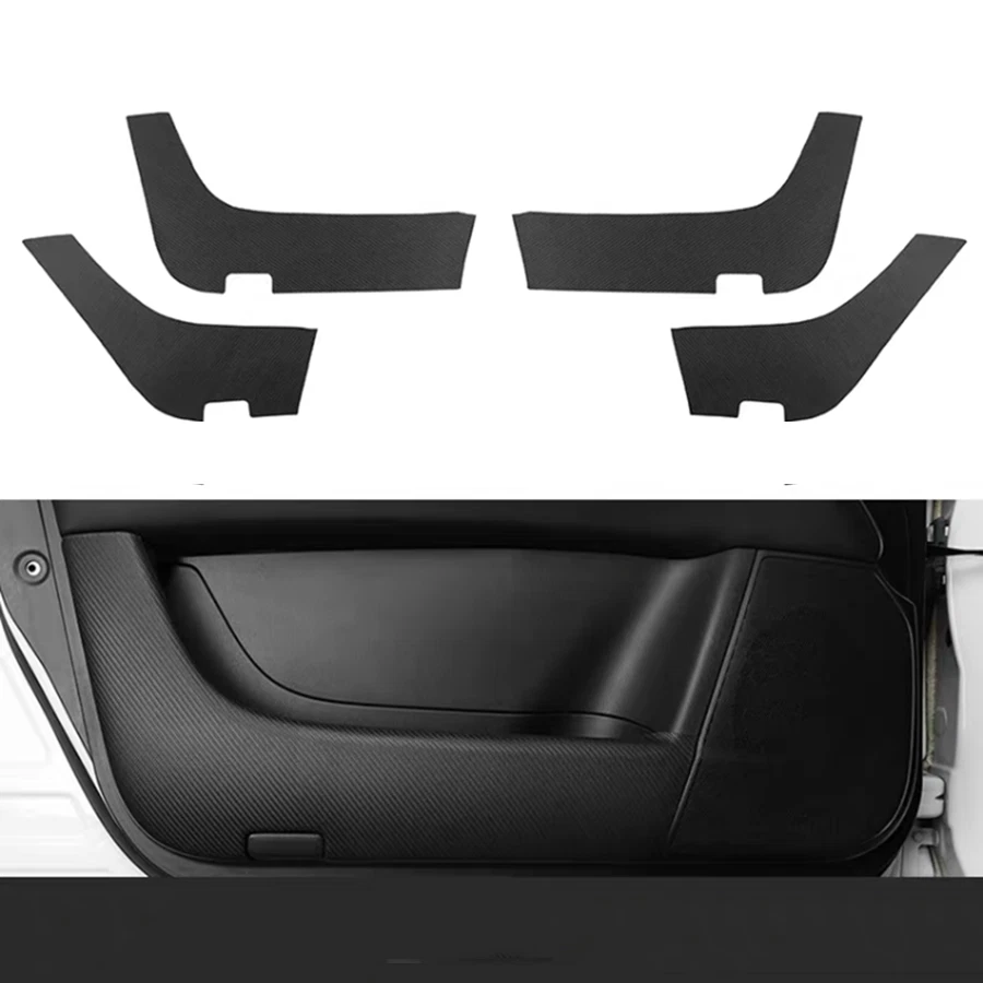 For Nissan Armada 2017-2024 Carbon Fiber Inner Door Anti-Kick Panel Guard Cover Foto 1 de 4