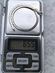 Vintage silver 925 bracelet, 6,5 g, 21 cm - Picture 1 of 5