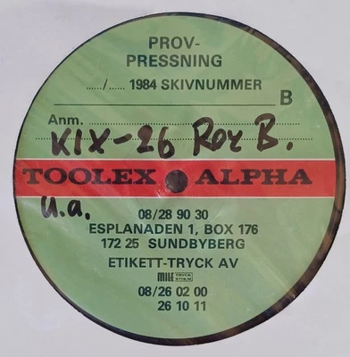 Roy Brown - I feel that young man's  rhythm - KIX-26 -Swedish LP - Test Pressing - Image 1 of 2