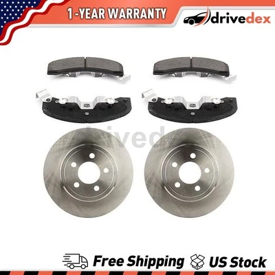 Rotores traseros pastillas de freno semimetálicas para Pontiac Fiero_DV 1984 1985 1986 1987 Foto 1 de 4