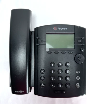 Desktop Phone Polycom VVX 310 Business Media Wired Gigabit IP Phone POE Ref:1121 - Image 1 of 4