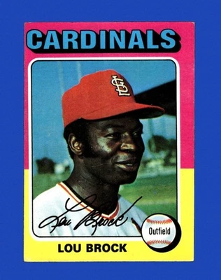 1975 Topps Set-Break No540 Лу Брок VG-VGEX *GMCARDS* - Изображение 1 из 2