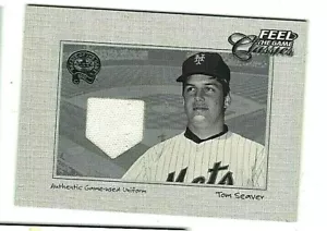 JERSEY TOM SEAVER 2001 FLEER FEEL THE GAME CLÁSICOS JUEGO USADO - METS - Imagen 1 de 1