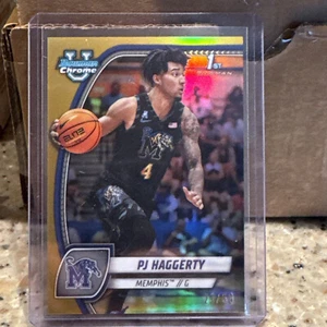 2024-25 Bowman U cromo oro refractor 27/50 PJ Haggerty #59 - Imagen 1 de 2