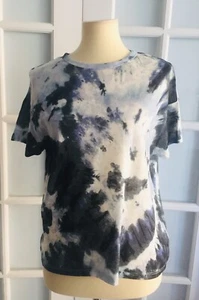 New ZARA Woman Multicolor PRINT T-SHIRT Round Neck Short Sleeve Size S #O3414 - Picture 1 of 8