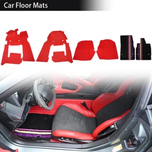 Fits Corvette C8 2020-2024 Full Floor Mat Floor Pad Protector Carpet Accessories - Picture 1 of 16