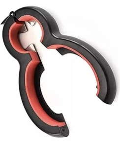 Helping Hand Jar & Can Opener 6 in 1 Assist Easy Gripper Secure Silicone Helper - Picture 1 of 4