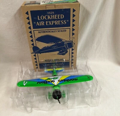 Lockheed 1929 Air Express Airlane Die Cast Bank Harry Grant #7 1994 - Image 1 of 4