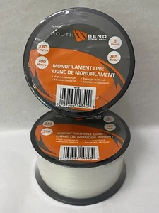 Nuevo paquete de 2 líneas de pesca South Bend M148 monofilamento 8 lb 765 yardas (SH3) - Imagen 1 de 2