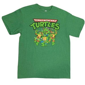Teenage Mutant Ninja Turtle Green Medium Short Sleeve T-shirt - Picture 1 of 5