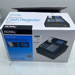 Royal 6000ML Cash Register - Black - Picture 1 of 6