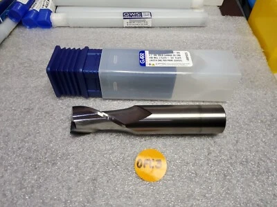 GARR  1" DIA. X 1.75" LOC X 1" SHK X 5"OAL,  2-FL CARBIDE END MILL, - Image 1 of 2