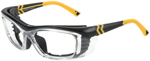 OnGuard Safety Eyewear OG-225SFDD w Full Dust Dam Black Yellow