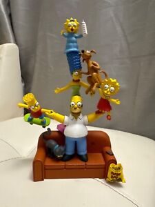 Mcfarlane Toys The Simpsons Box Set Family Couch Gag Loose **read**