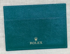 Billetera de Cuero ROLEX Submariner Explorer GMT Master Datejust Air King Day Date/ - Imagen 1 de 4