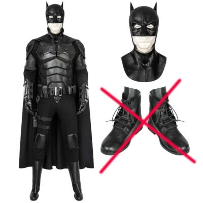 Batman Cosplay Outfit Bruce Wayne Jumpsuit Costume Breastplate Halloween Adult - Image 1 of 4