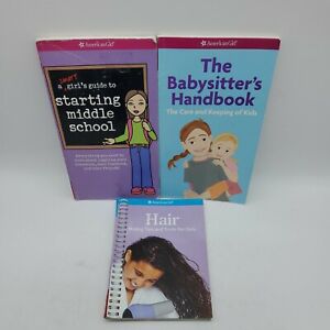 American Girl A Smart Girls Guide To Starting Middle School+2 Other Books Lot