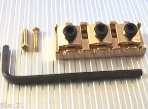 NEW LOCKING NUT 43mm GOLD pour tous les manches de guitare - Picture 1 of 3